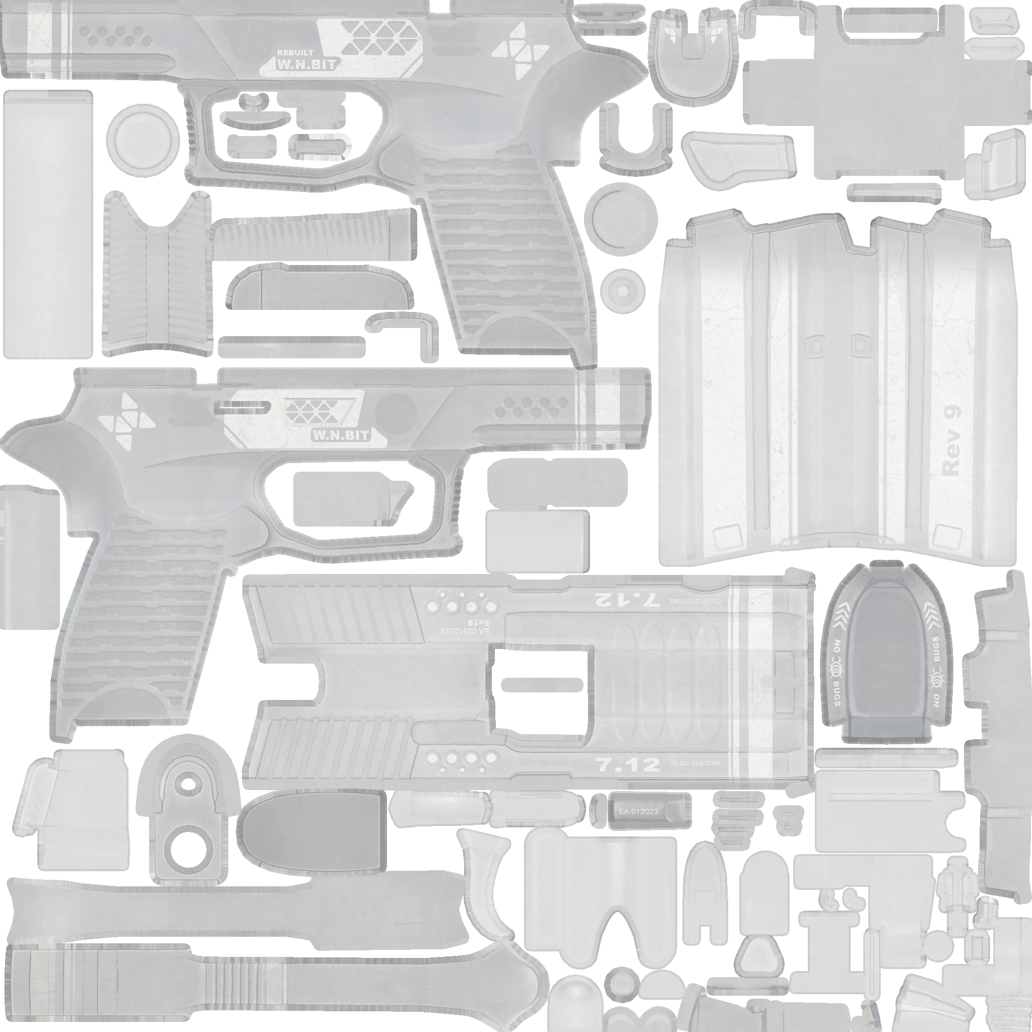 P250 | Re.built (Factory New) Texture #1