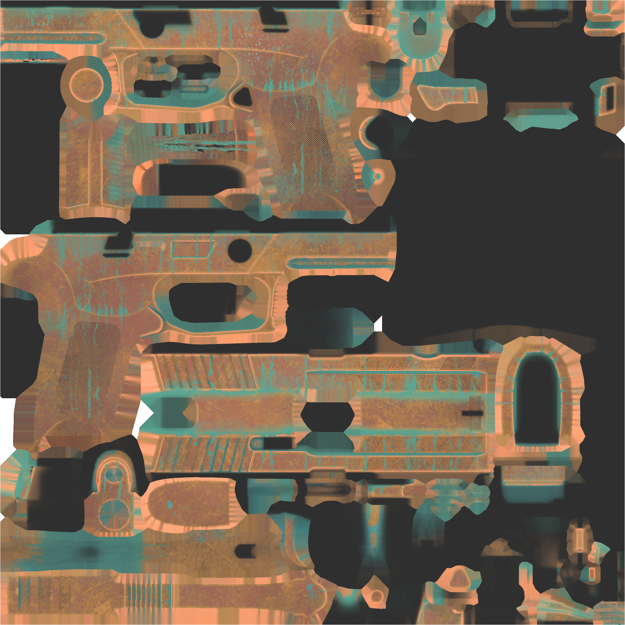 P250 | Verdigris (Factory New) Texture #1