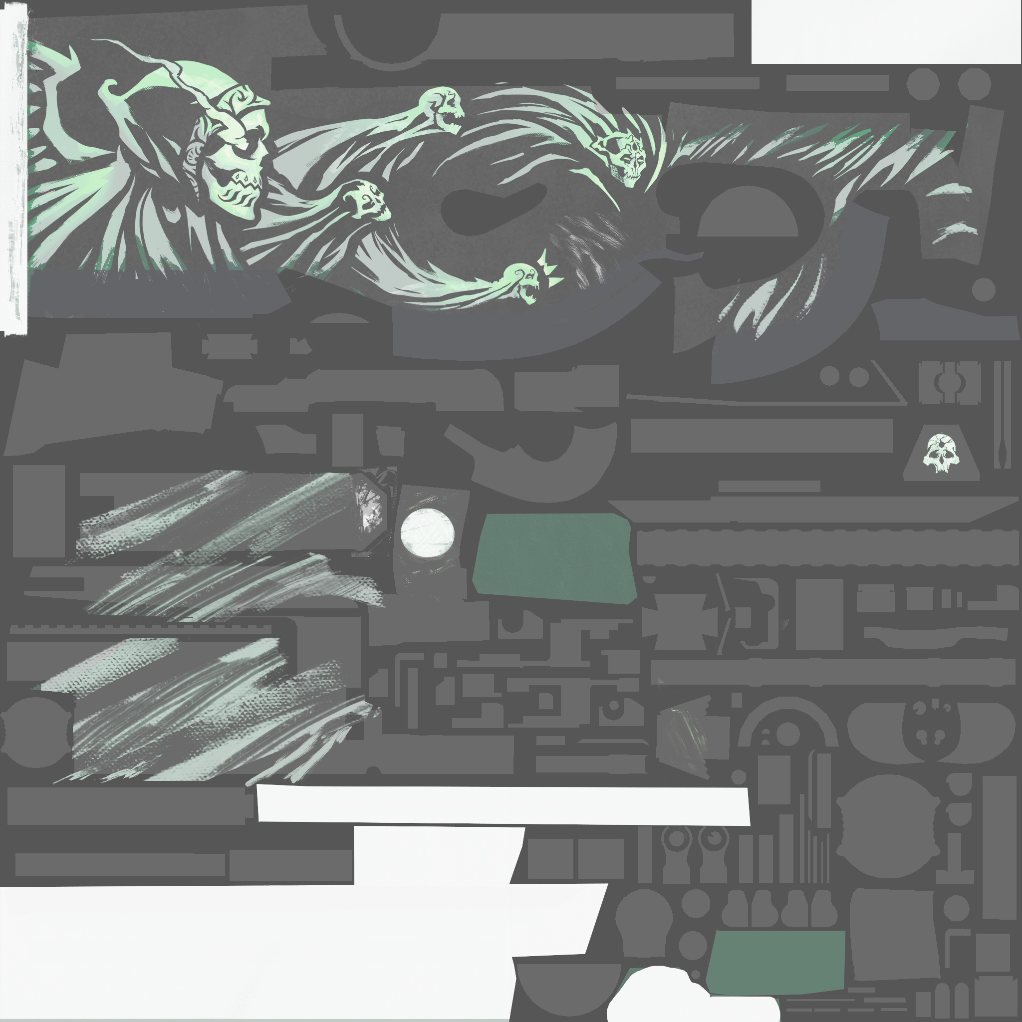 StatTrak™ P90 | Grim (Factory New) Texture #1