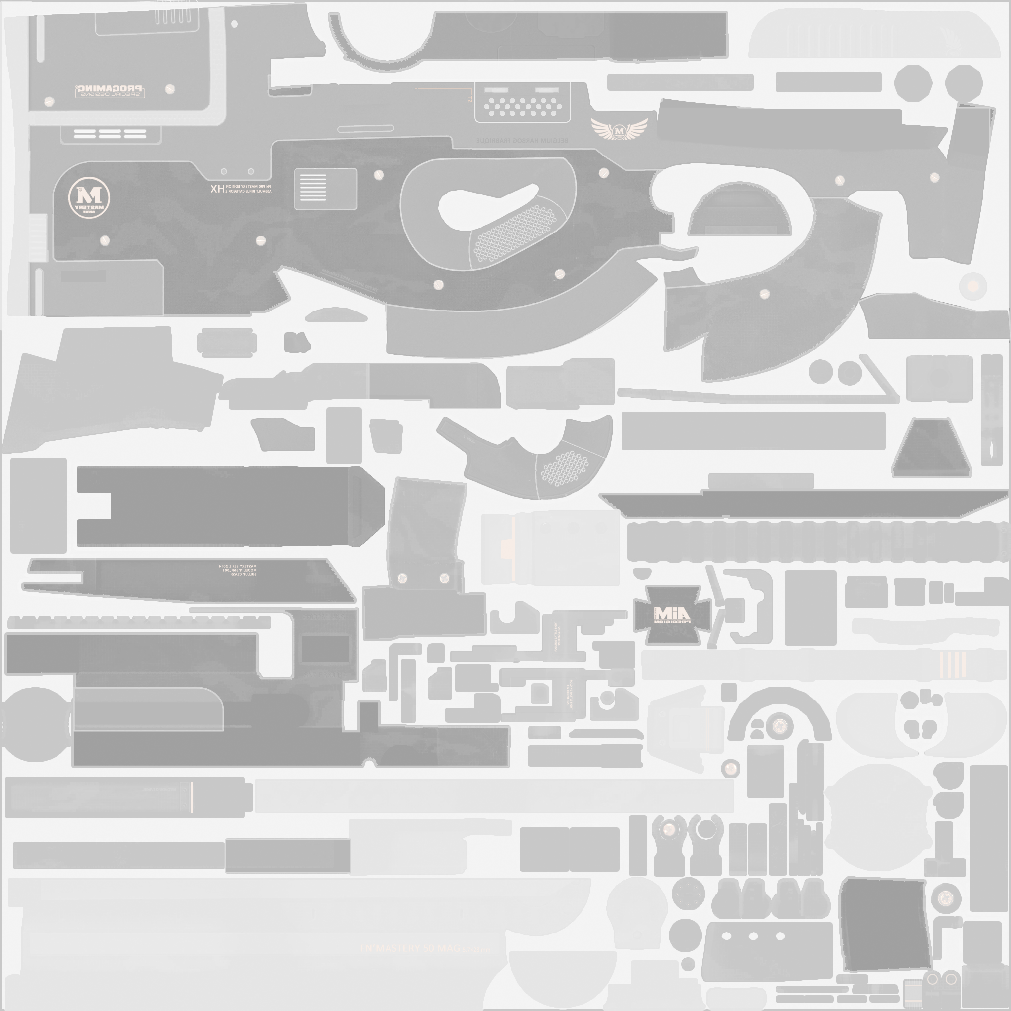 StatTrak™ P90 | Elite Build (Factory New) Texture #1