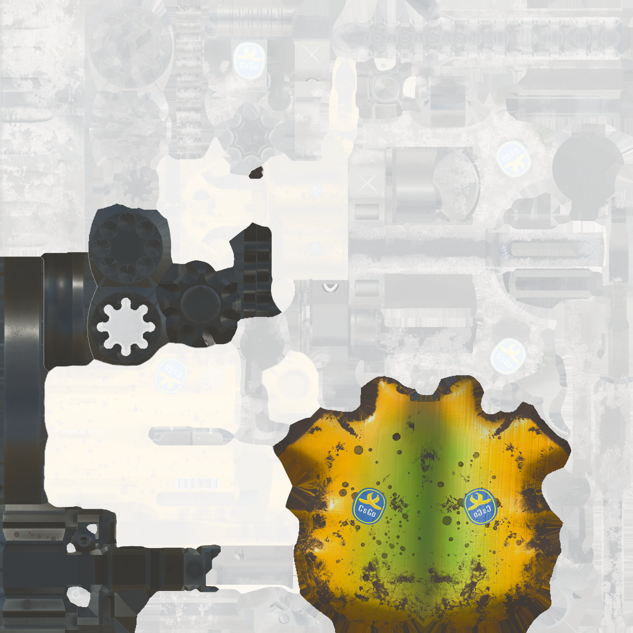 R8 Revolver | Banana Cannon (Factory New) Texture #1