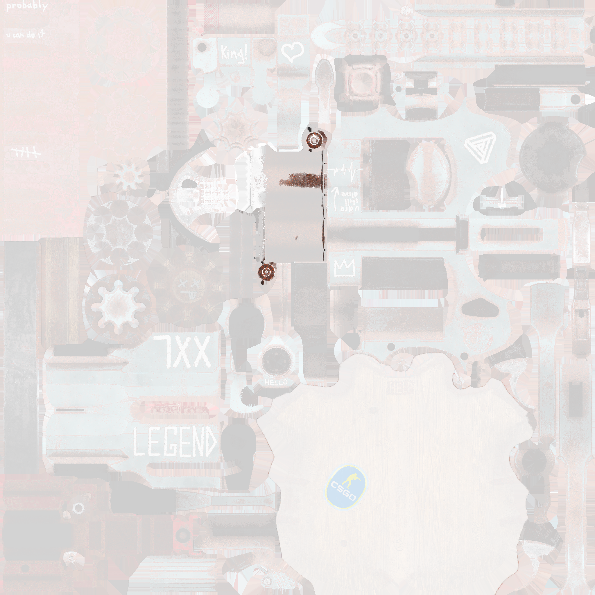 R8 Revolver | Junk Yard (Factory New) Texture #1