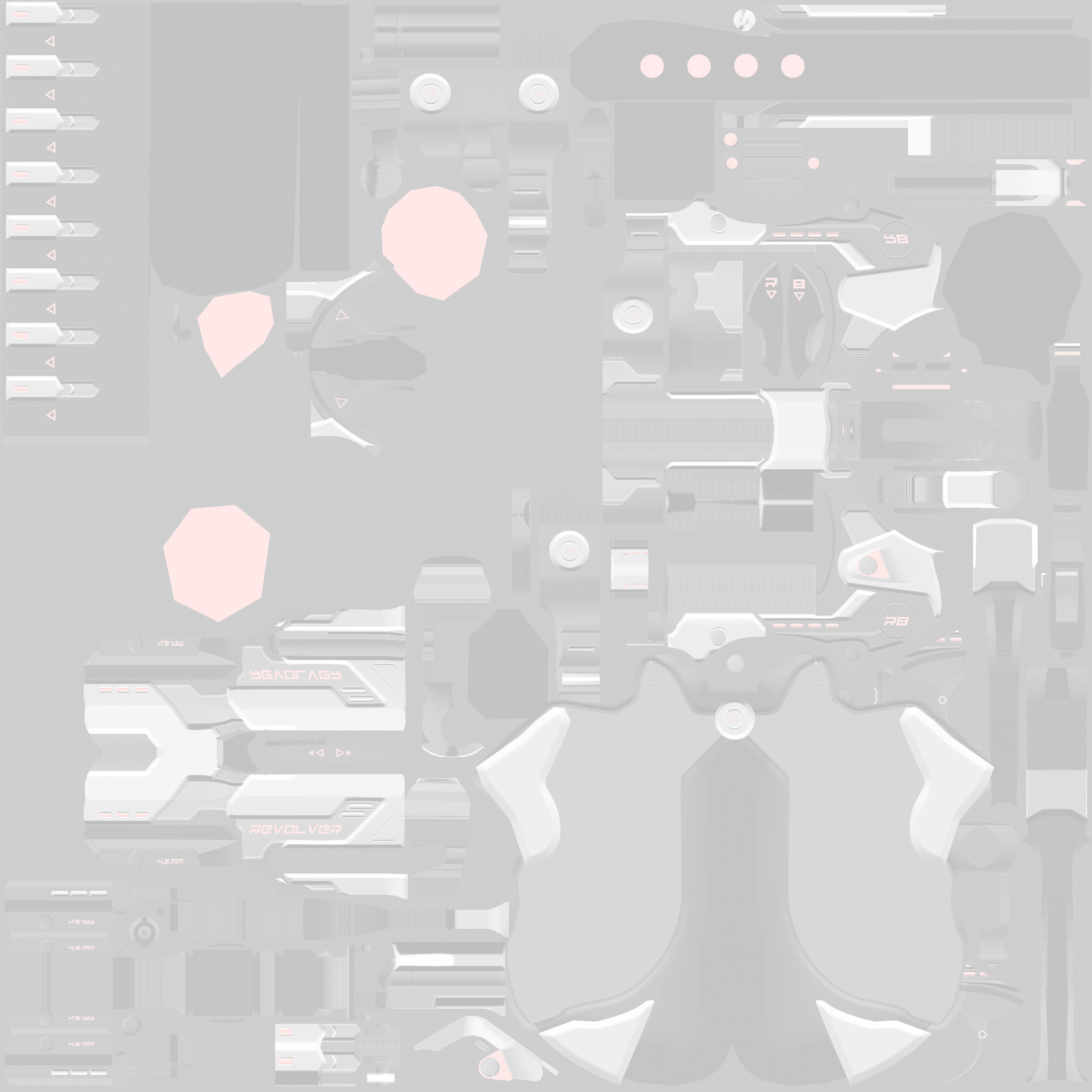 R8 Revolver | Reboot (Factory New) Texture #1