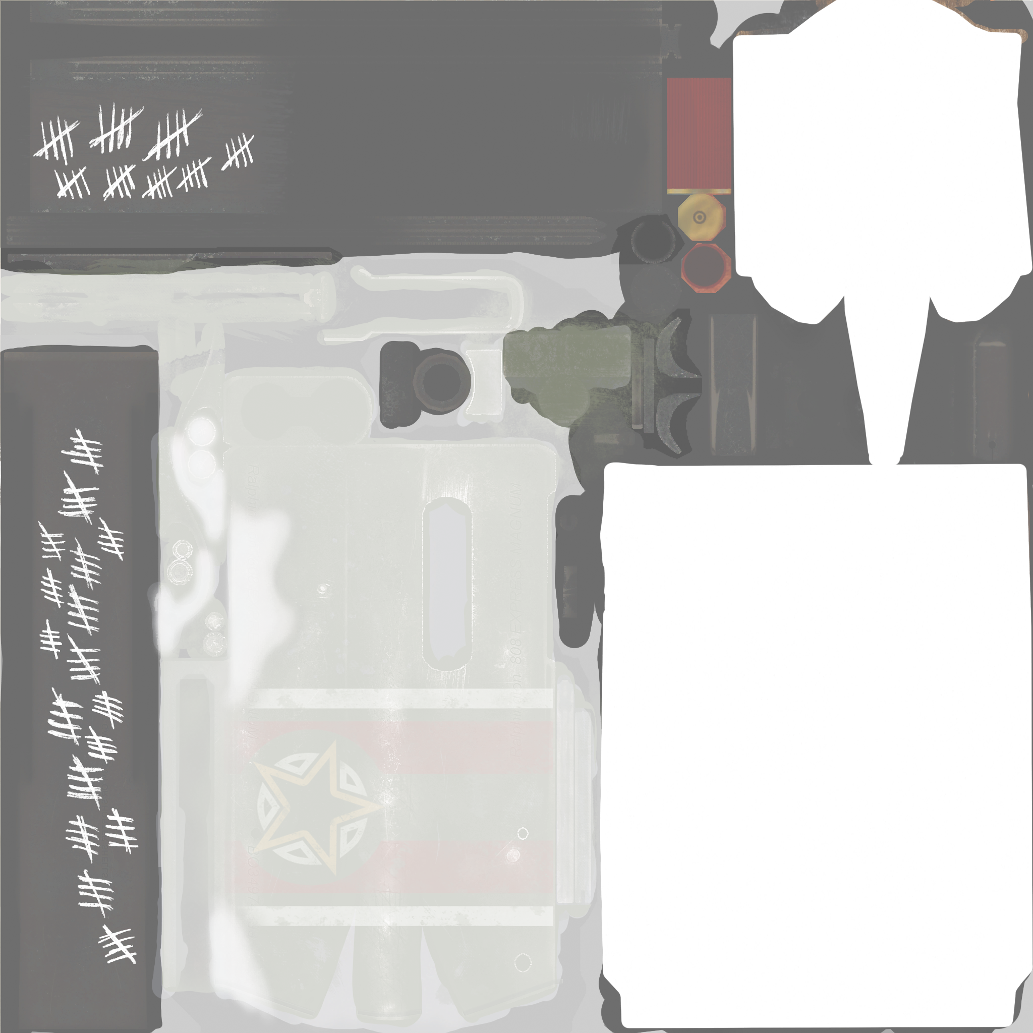 Sawed-Off | Fubar (Battle-Scarred) Texture #1