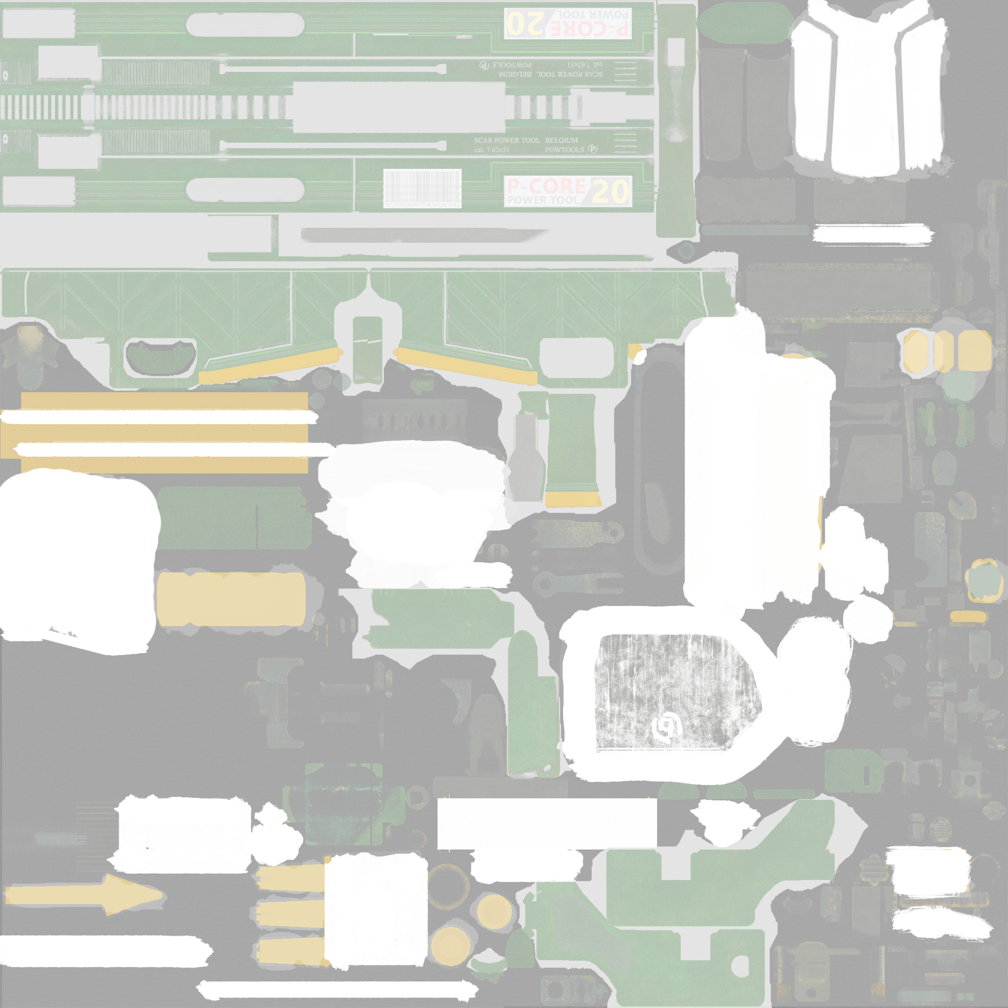 SCAR-20 | Powercore (Factory New) Texture #1