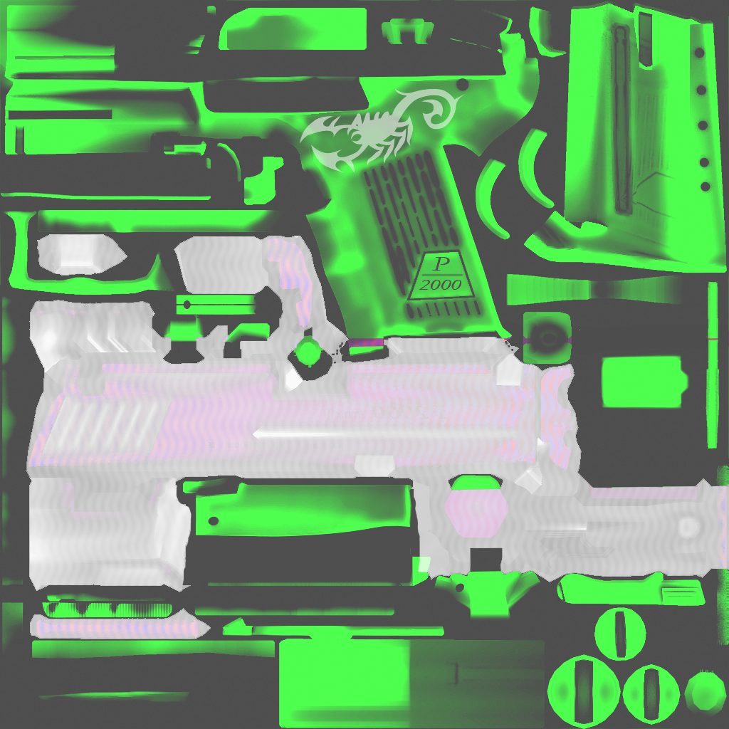 P2000 | Scorpion (Factory New) Texture #1