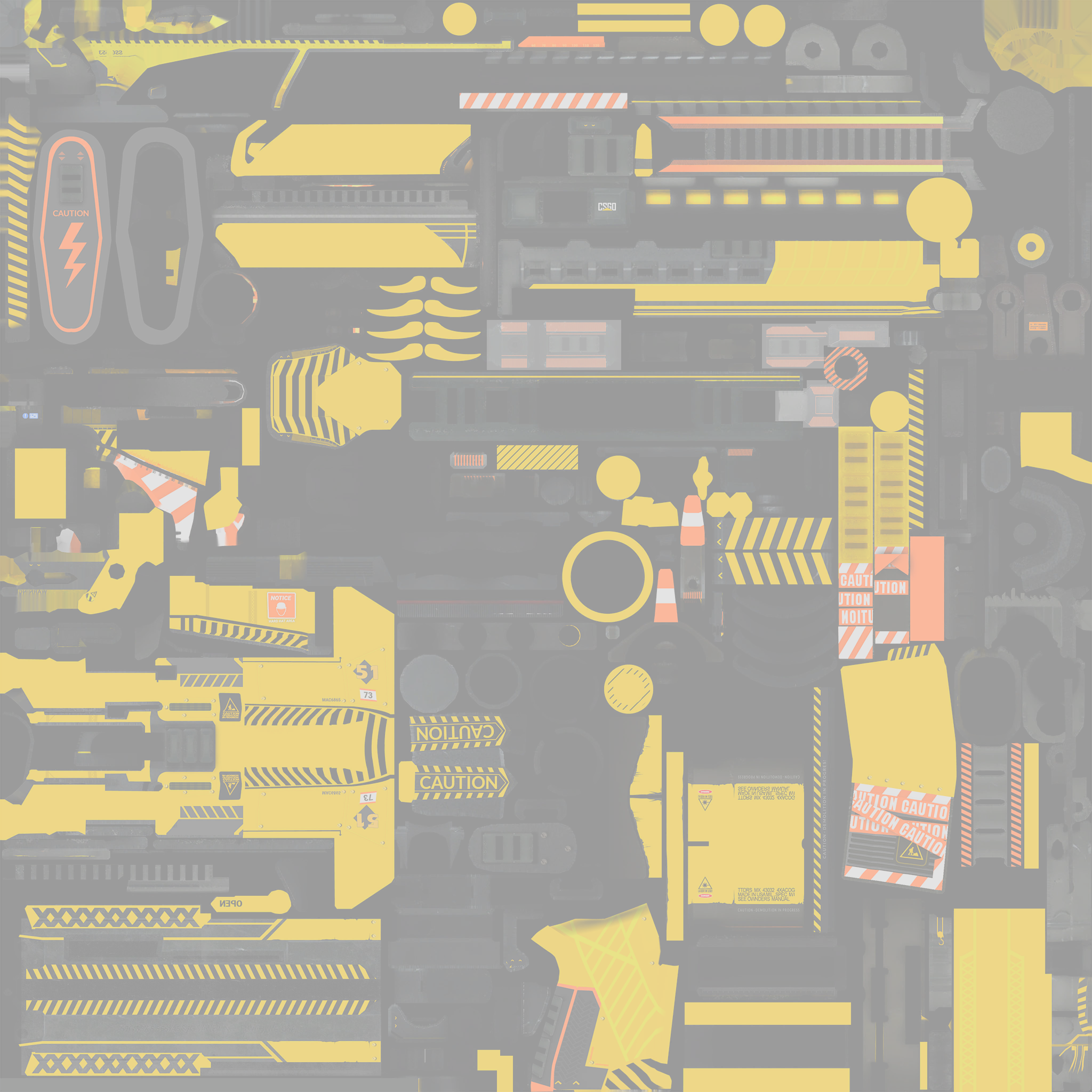 Souvenir SG 553 | Hazard Pay (Well-Worn) Texture #1