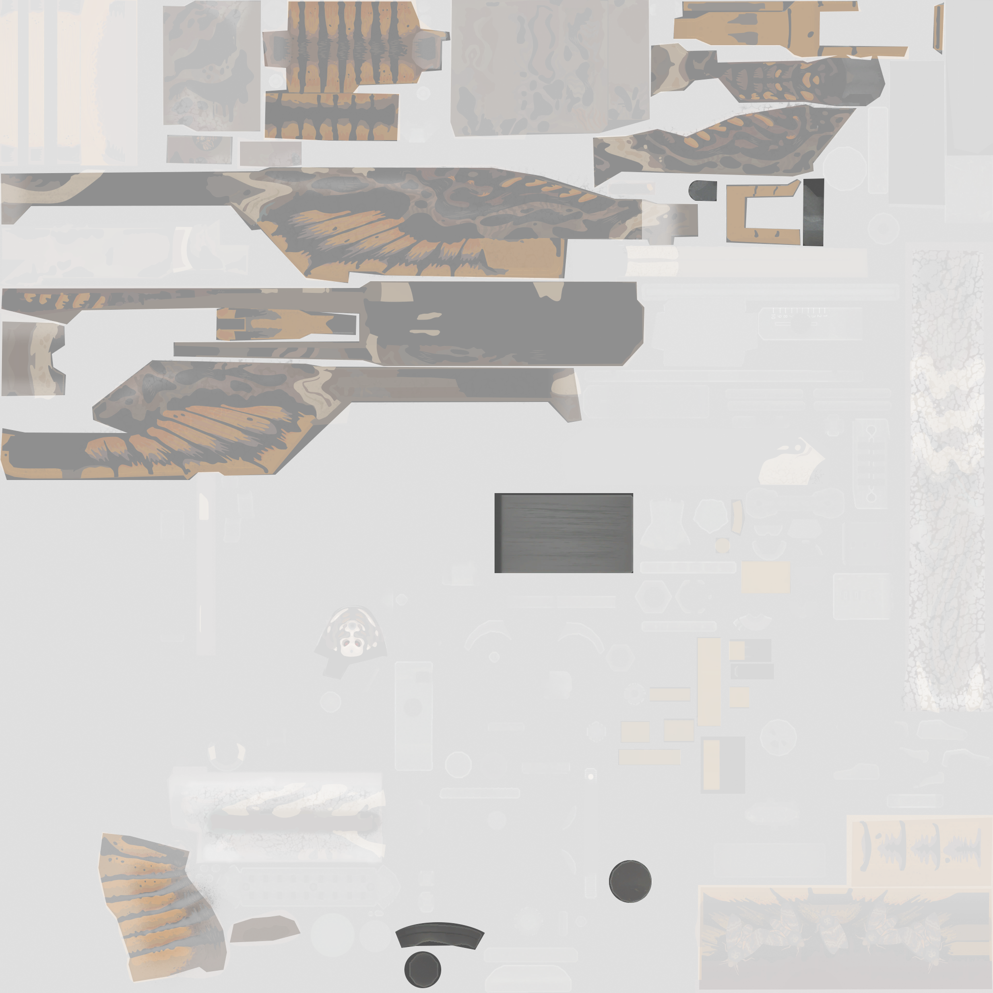 SSG 08 | Death's Head (Field-Tested) Texture #1