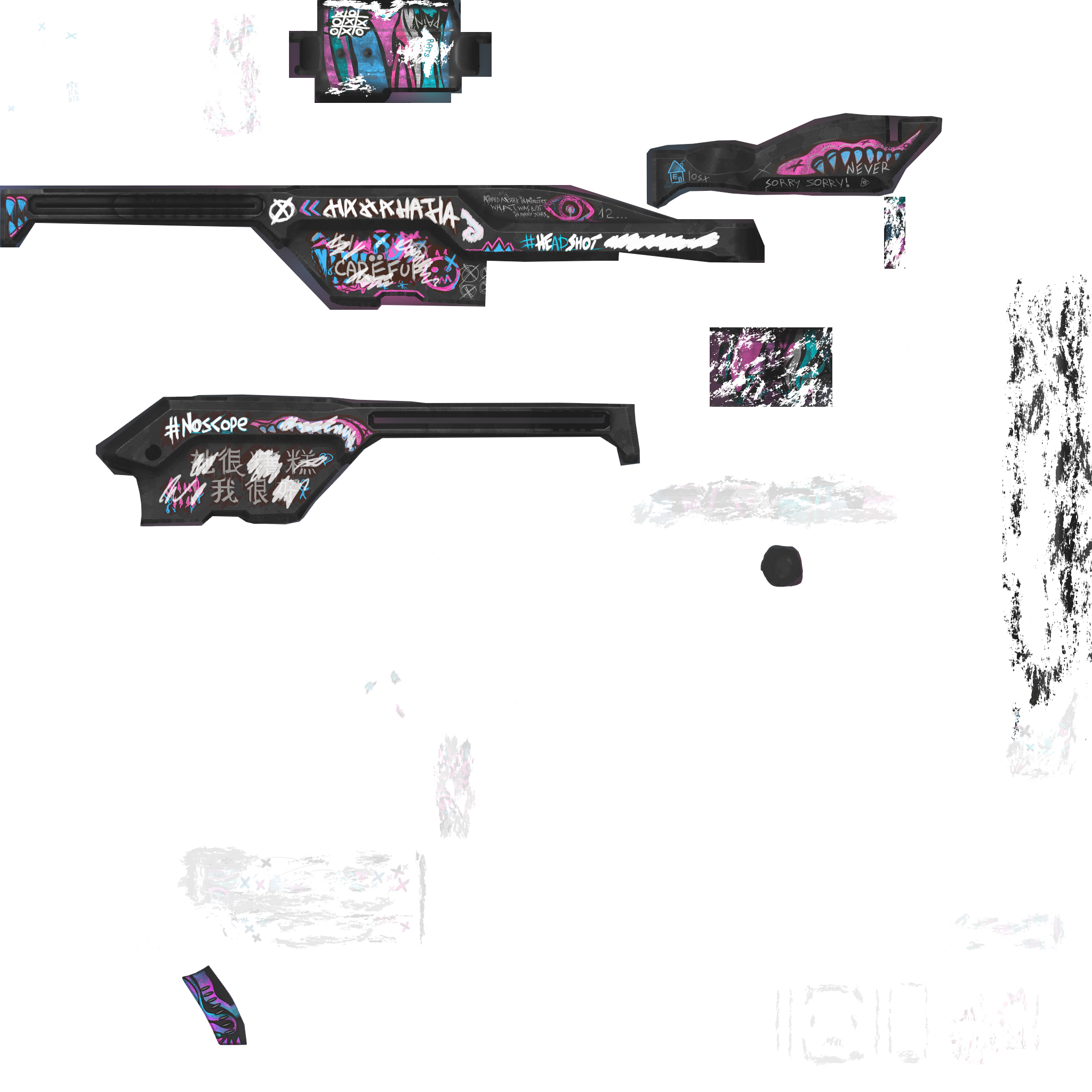 SSG 08 | Fever Dream (Factory New) Texture #1