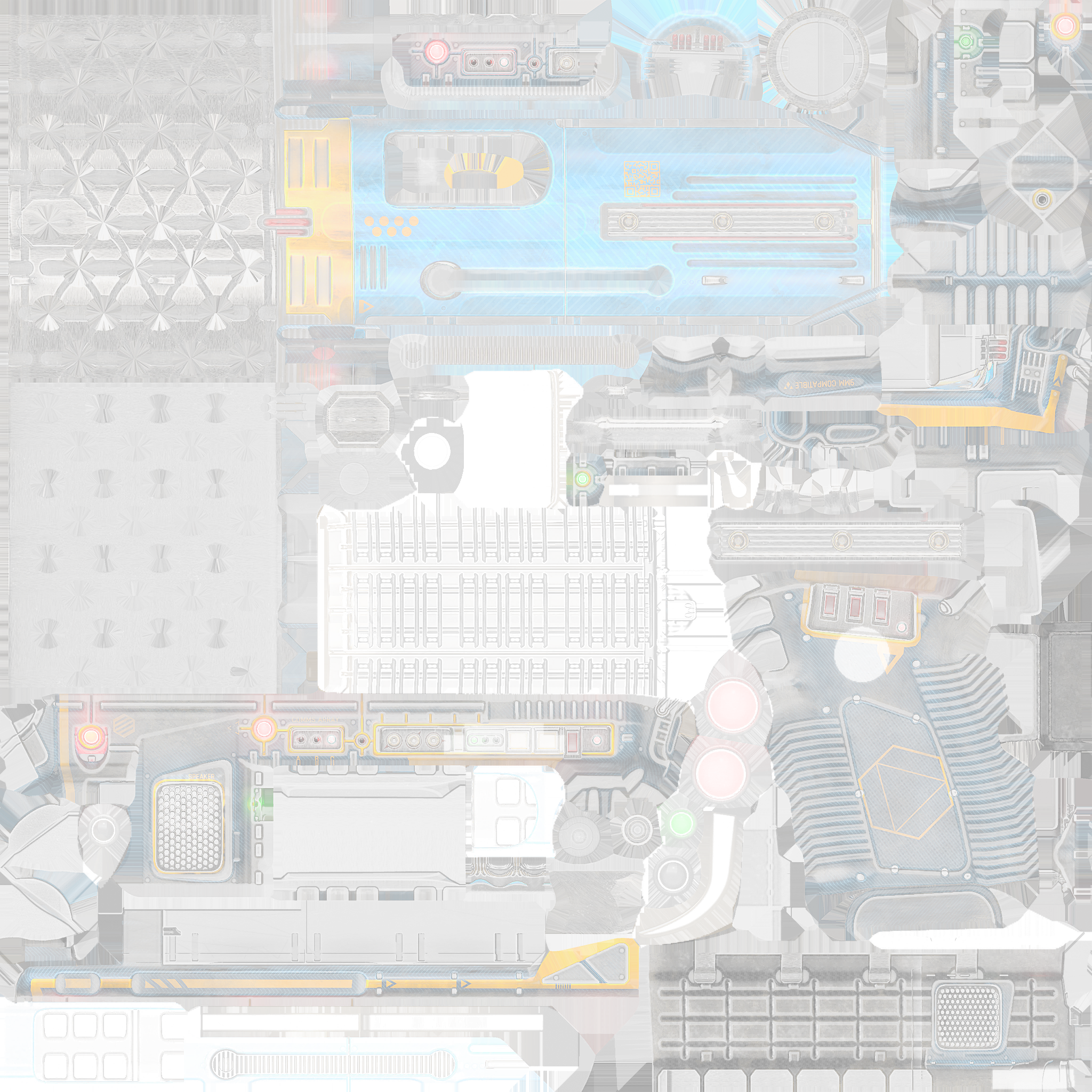 Souvenir Tec-9 | Remote Control (Battle-Scarred) Texture #1
