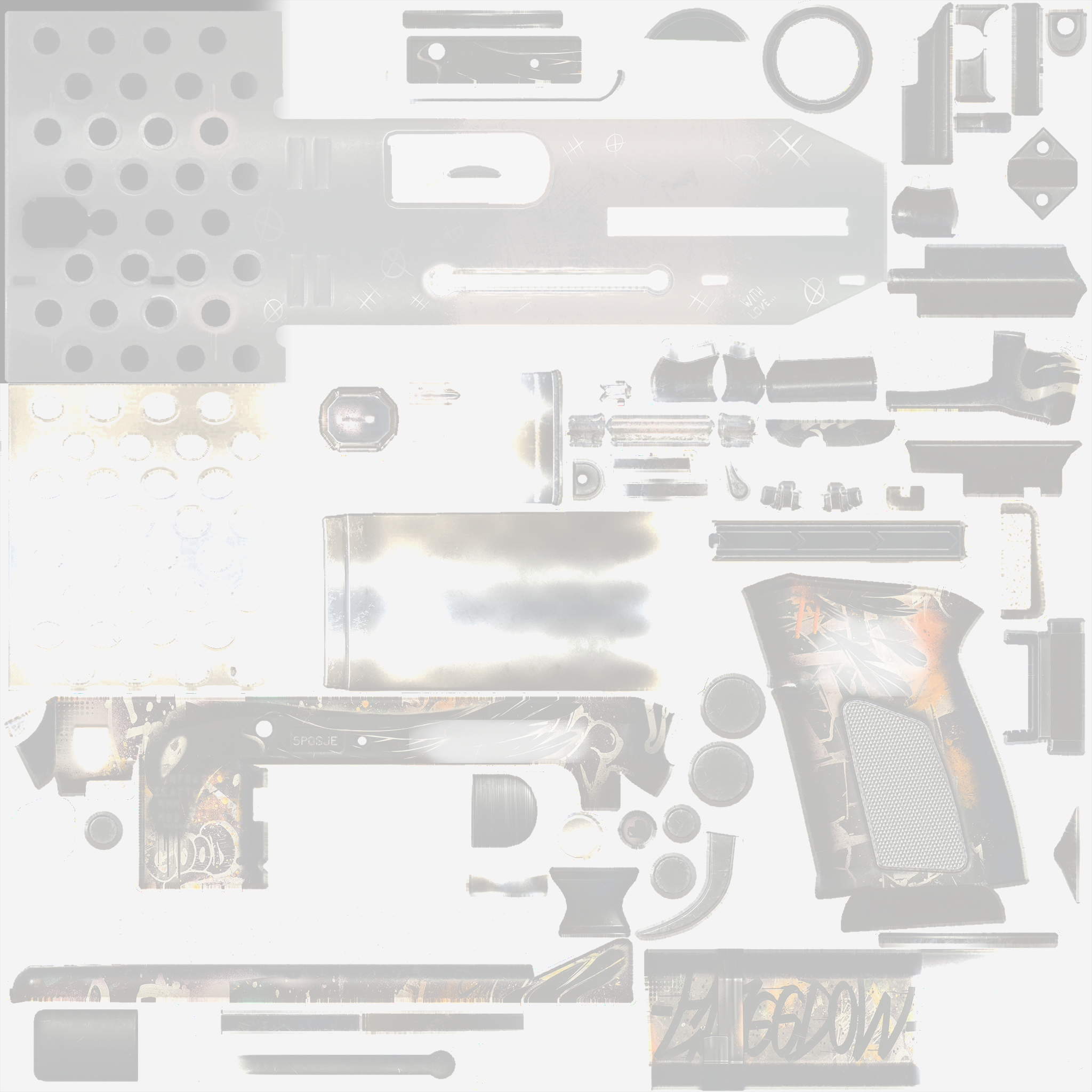 StatTrak™ Tec-9 | Rebel (Factory New) Texture #1