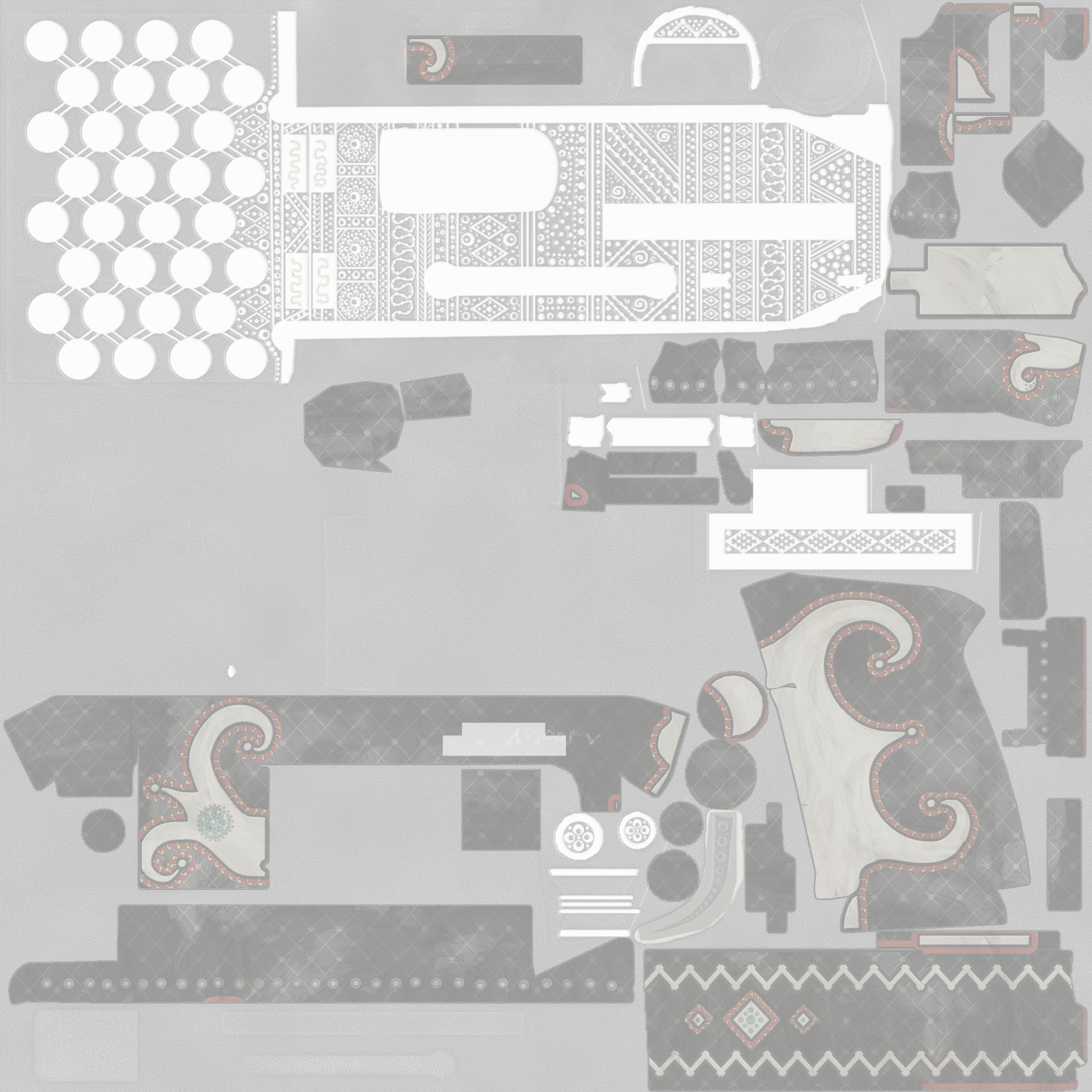 Tec-9 | Jambiya (Battle-Scarred) Texture #1