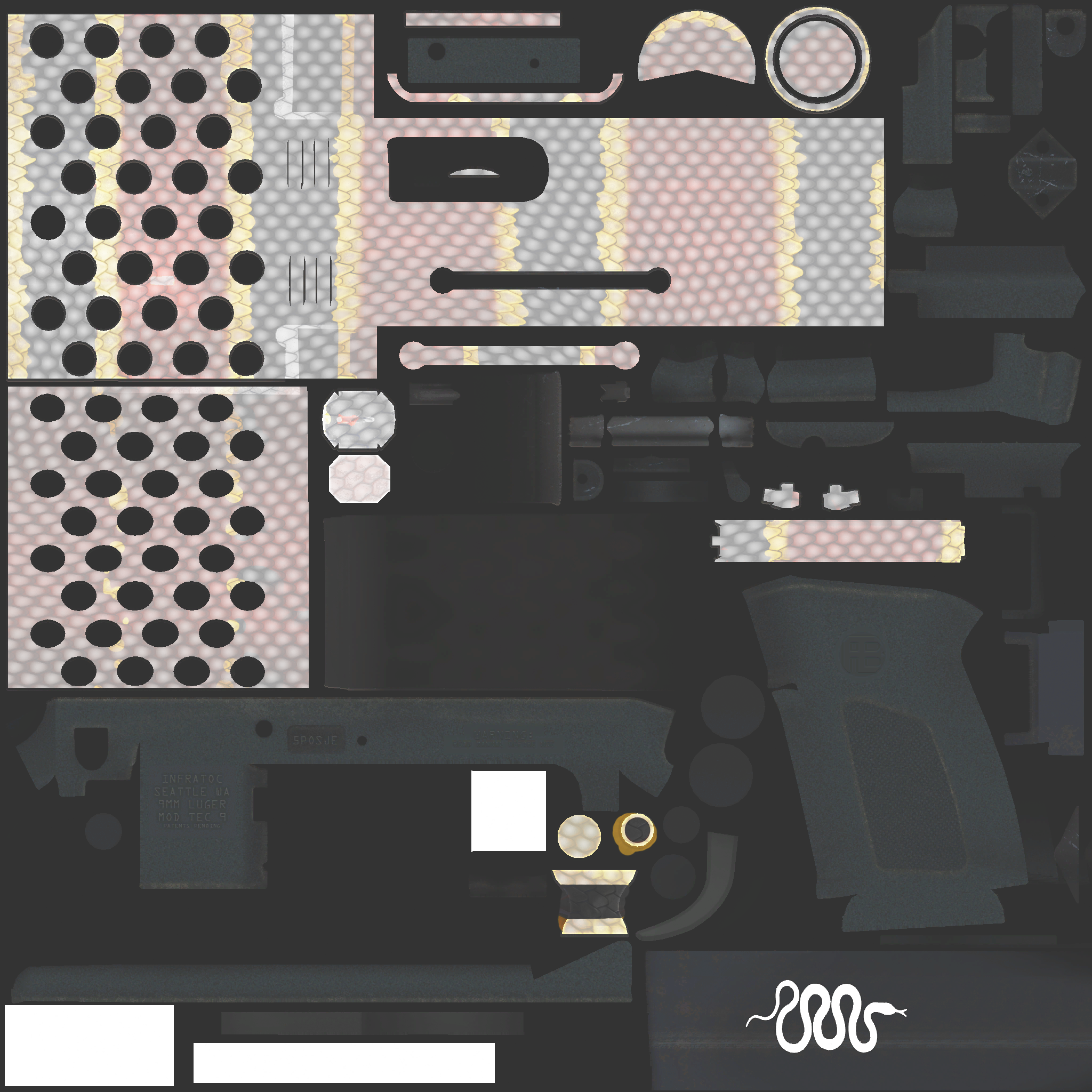 Tec-9 | Snek-9 (Factory New) Texture #1