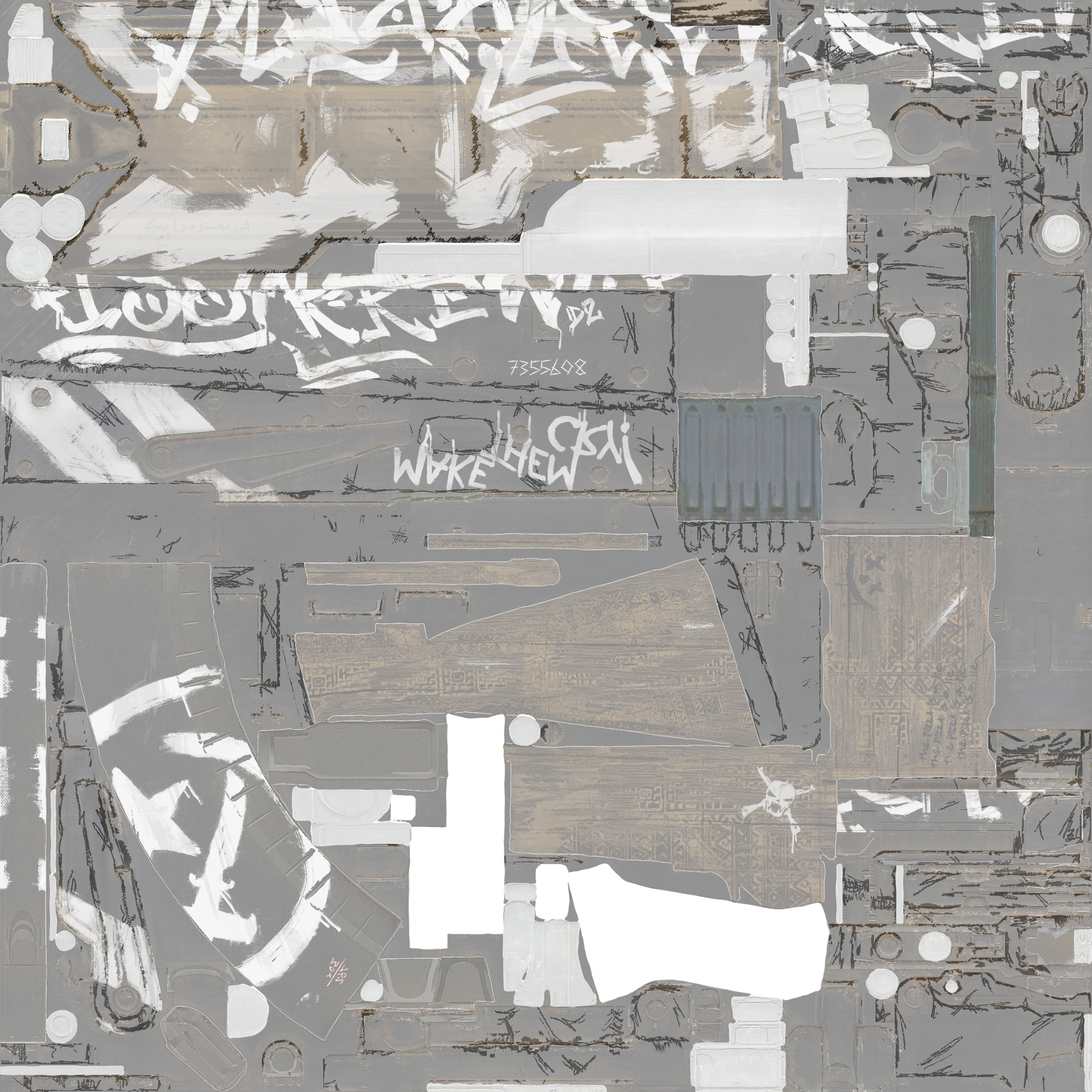 AK-47 | Wasteland Rebel (Factory New) Texture #1