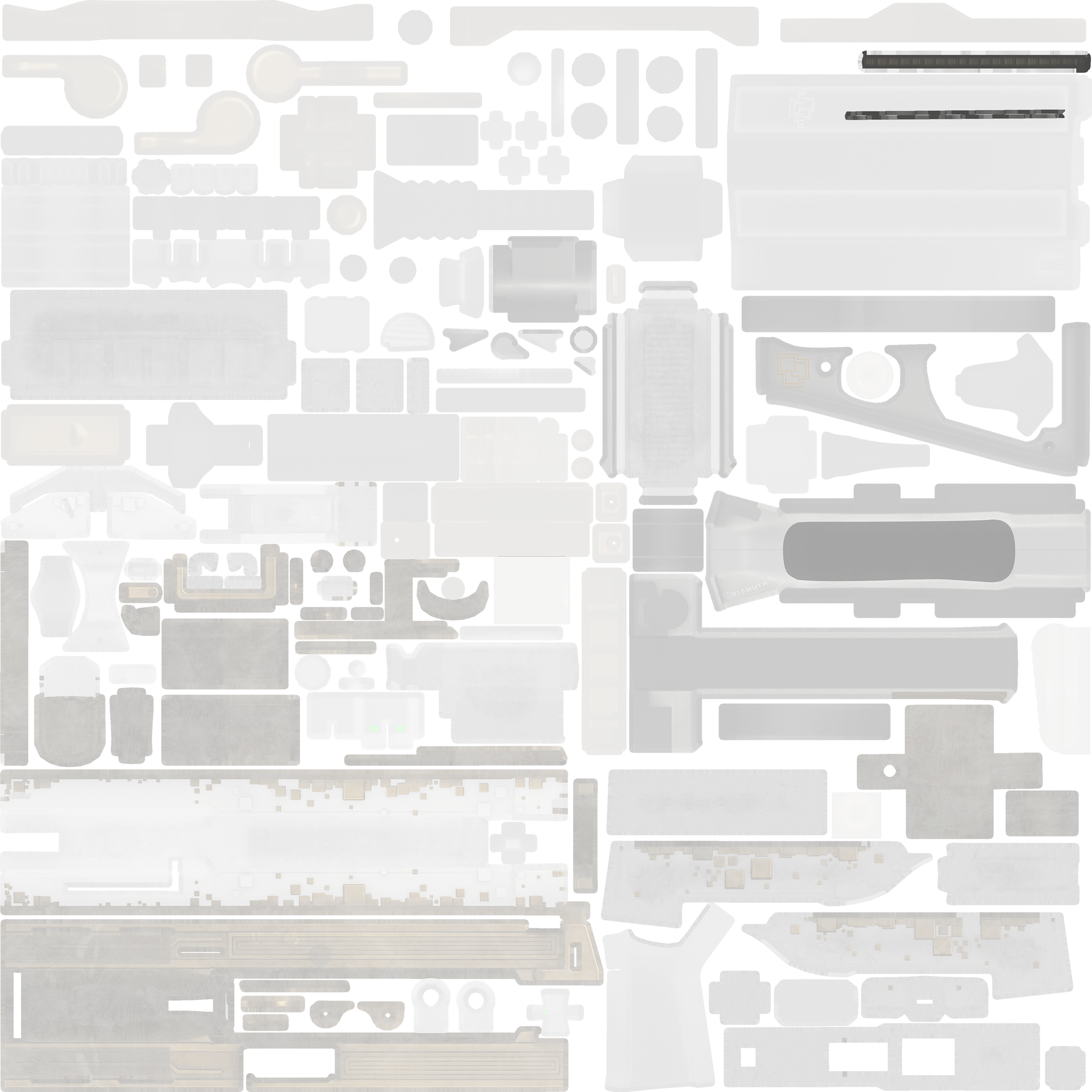 StatTrak™ UMP-45 | Gold Bismuth (Factory New) Texture #1