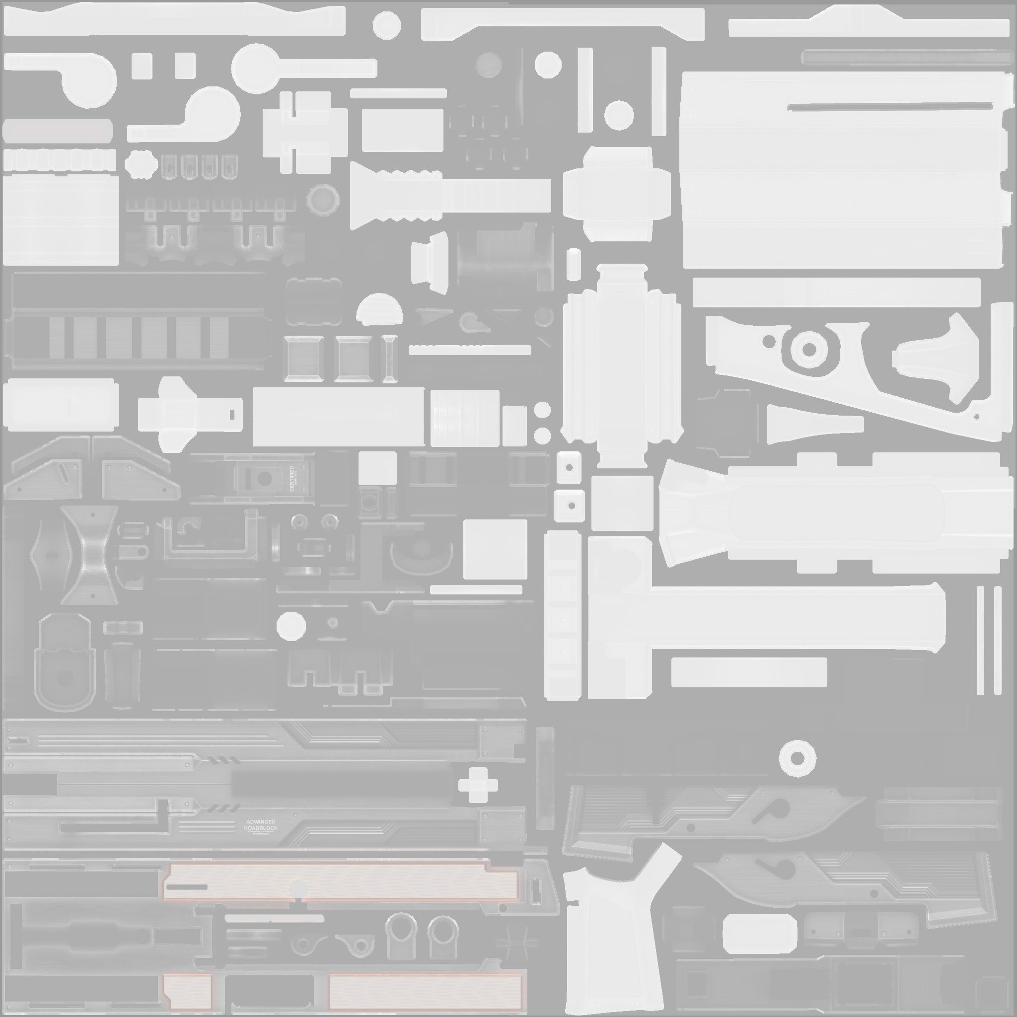 UMP-45 | Roadblock (Battle-Scarred) Texture #1