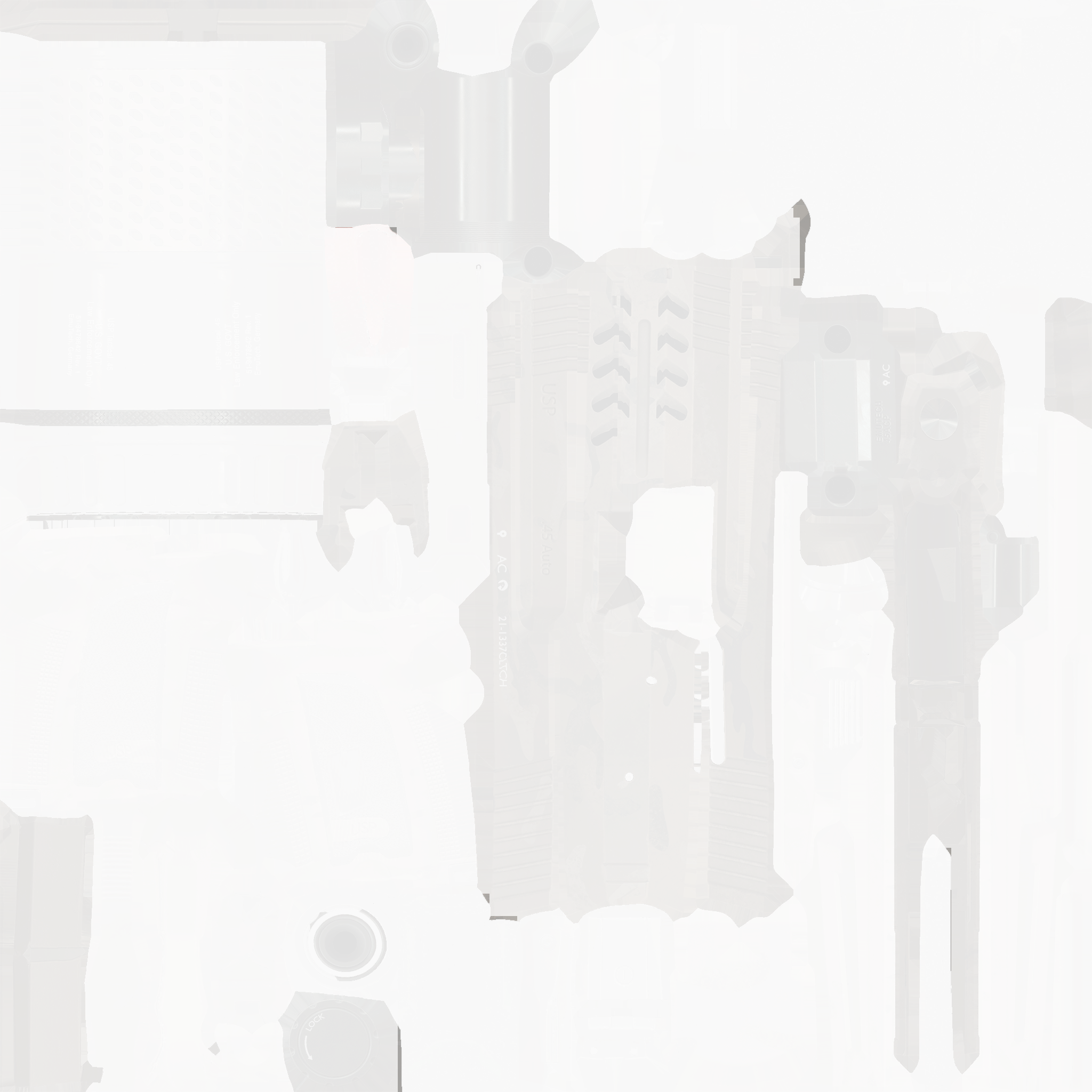 USP-S | Desert Tactical (Battle-Scarred) Texture #1